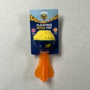 Banana Boat Dogs Floating Fetch Chew Toy Rocket Pool Lake Beach